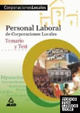 Personal laboral de Corporaciones Locales de Andalucía. Temario y test