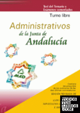 Administrativos, turno libre, Junta de Andalucía. Test