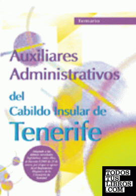 Auxiliares Administrativos, Cabildo de Tenerife. Temario