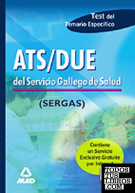 ATS/DUE, Servicio Gallego de Salud. Test del temario específico