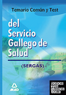 Servicio gallego de salud temario común y test