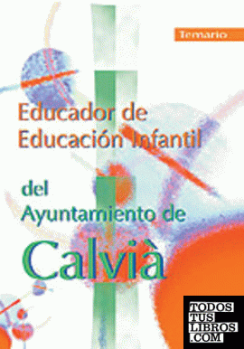 Educador de educacion infantil del ayuntamiento de calvià. Temario