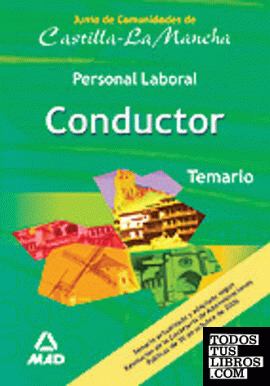 Conductor, personal laboral, Castilla-La Mancha. Temario