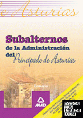 Subalternos de la administracion del principado de asturias. Temario