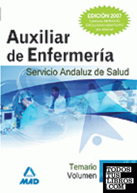 Auxiliar de enfermeria del servicio andaluz de salud. Volumen ii. Temario