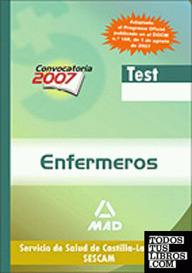Enfermeros, Servicio de Salud de Castilla-La Mancha (SESCAM). Test