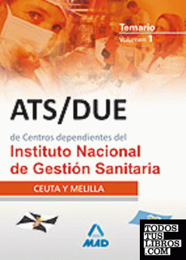 ATS/DUE DE CENTROS DEPENDIENTES DEL INSTITUTO NACIONAL DE GESTIóN