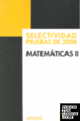 Matemáticas II.