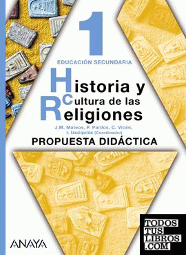 Historia y Cultura de las Religiones 1. Propuesta didáctica.