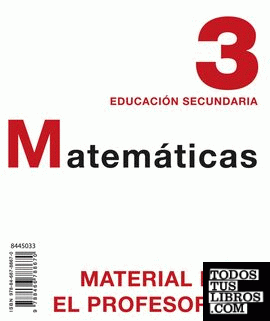 Matemáticas 3. Material para el profesorado.