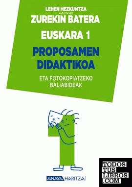 Euskara 1. Proposamen didaktikoa.