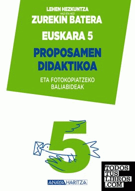 Euskara 5. Proposamen didaktikoa.