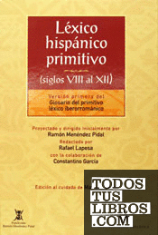 Léxico hispánico primitivo