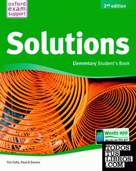 Solutions 2nd edition Elementary. Student's Book Pack