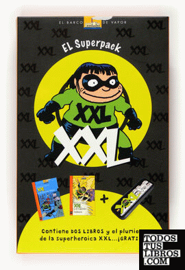 Superpack XXL: XXL y el Doctor Kaos + XXL y el Capitán Isóbara + Plumier