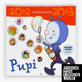 Pupi. Calendario escolar 2012 - 2013