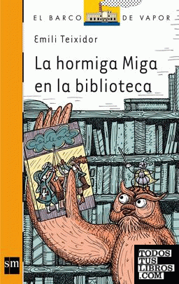 La hormiga Miga en la biblioteca