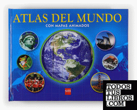 Atlas del mundo con mapas animados