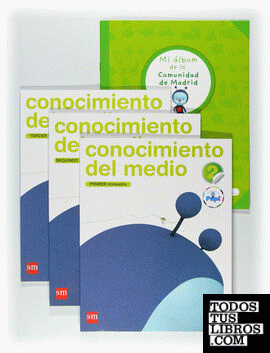 Tablet: Conocimiento del medio. 2 Primaria. ConEC;E100ta con Pupi. Madrid. Trimestres