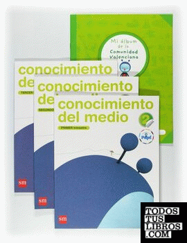 Tablet: Conocimiento del medio. 2 Primaria. ConEC;E100ta con Pupi. Comunidad Valenciana. Trimestres