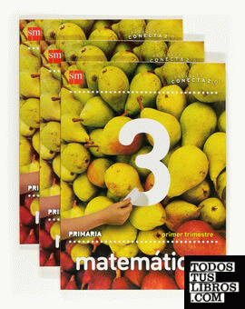 Tablet: Matemáticas. 3 Primaria. ConEC;E100ta 2.0. Trimestres
