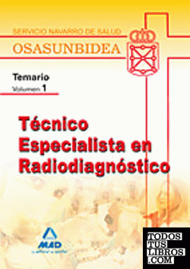 Técnico especialista en radiodiagnóstico del servicio navarro de salud-osasunbid