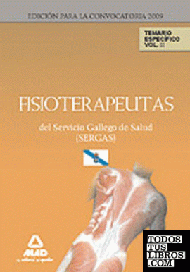 Fisioterapeutas del servicio gallego de salud (sergas). Temario parte específica