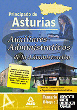 Auxiliares administrativo de la administración del principado de asturias. Temar