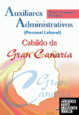 Auxiliares administrativos (personal laboral) del cabildo insular de gran canari