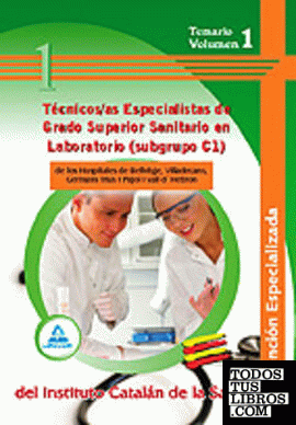 Técnicos/as especialistas de grado superior sanitario en  laboratorio (subgrupo