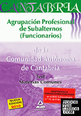 Agrupación profesional de subalternos (funcionarios) de la comunidad autónoma de