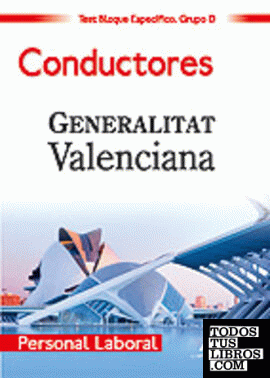 Personal laboral de la generalitat valenciana. (grupo d). Conductores. Test del