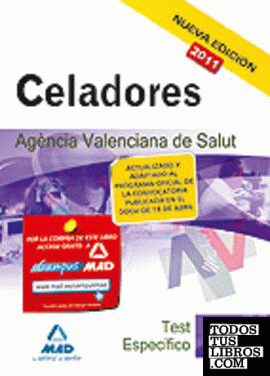 Celadores de la agencia valenciana de salud. Test de la parte específica