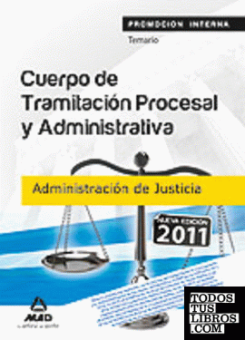 Cuerpo de tramitación procesal y  administrativa (promoción interna) de la admin