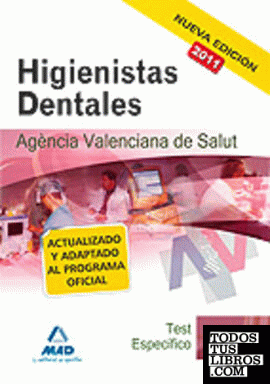 Higienistas Dentales, Agencia Valenciana de Salud. Test de la parte específica