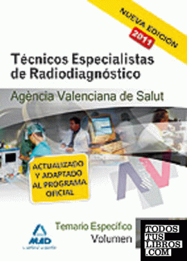 Técnicos especialistas de radiodiagnóstico de la agencia valenciana de salud. Te