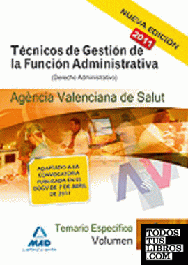 Técnicos de gestión de la función administrativa de la agencia valenciana de sal