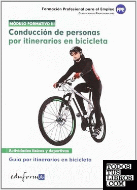 Conducción de personas por itinerarios en bicicleta