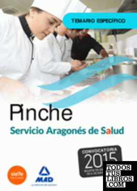 Pinche del Servicio Aragonés de Salud (SALUD- Aragón). Temario específico.
