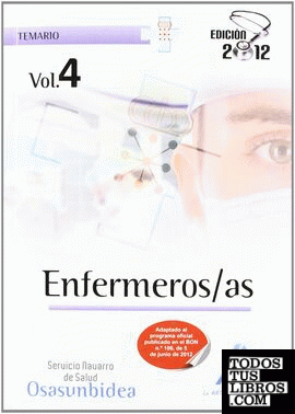 Enfermeros/as del Servicio Navarro de Salud-Osasunbidea. Temario volumen IV