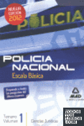 Escala Básica de Policía Nacional. Temario ciencias jurídicas