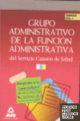 Administrativos, Servicio Canario de Salud. Temario