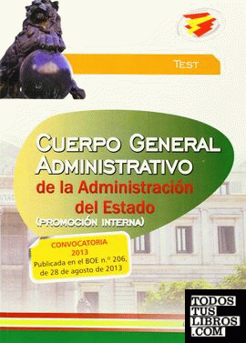 Cuerpo General Administrativo de la Administración del Estado (Promoción interna). Test
