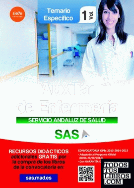 Auxiliar Enfermería del Servicio Andaluz de Salud. Temario específico vol 1