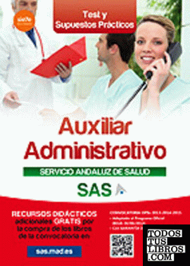 Auxiliar Administrativo del Servicio Andaluz de Salud. Test y casos prácticos