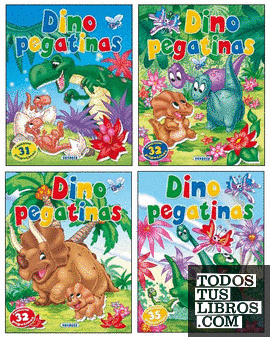 Dino pegatinas (4 títulos)