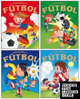 Coloreables de fútbol (4 títulos)