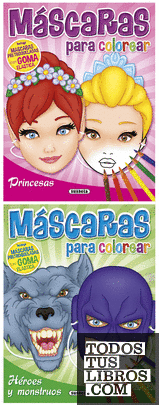 Máscaras para colorear (2 títulos)