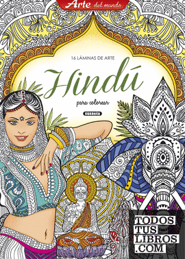 Láminas de arte hindú para colorear