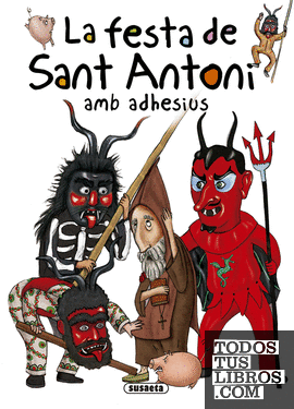 La festa de Sant Antoni amb adhesius